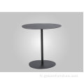 Table d'appoint avec acier enduit de poudre